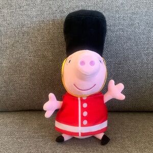 Peppa Pig Royal Guard Plush Stuffed Animal 10”